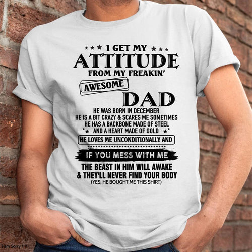 December - Gift For Son and Daughter From Dad - TLEE12 - (SKU-TDADC-12)