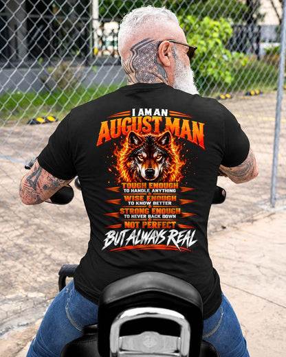 AUGUST – NOT PERFECT BUT ALWAYS REAL , WOLF SHIRT - FOR MAN - TLEE08 (SKU2610-56-08)