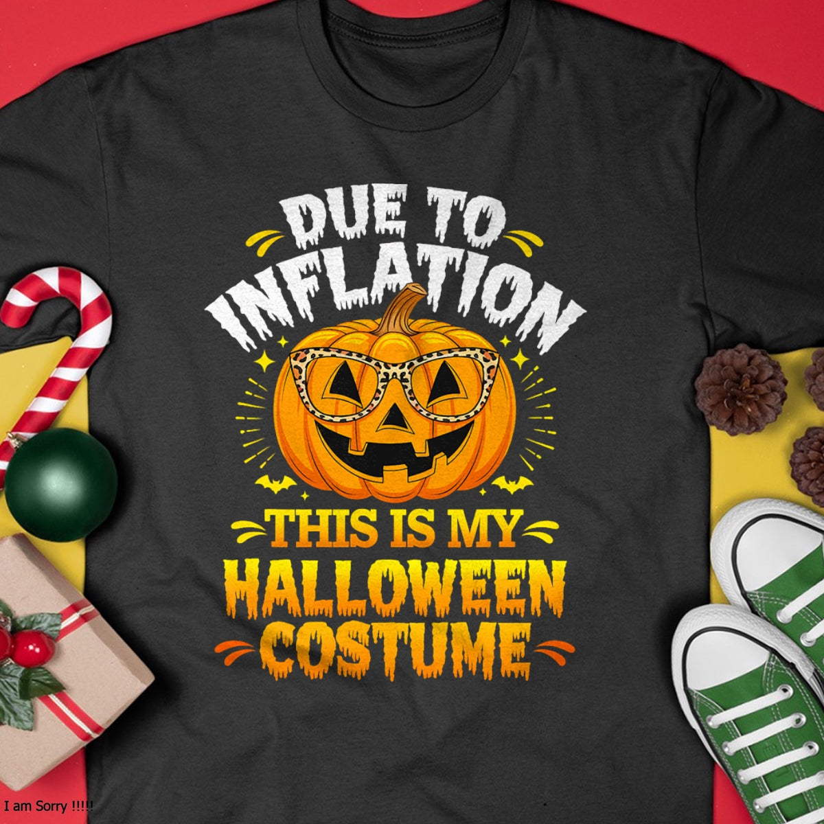 Hallowen Shirts for Family, Funny hallowen shirts, Hallowen Unisex T-Shirt/Hoodie/Sweatshirt HLT00 - Due To Inflation This Is My Halloween Custome Pumpkin Funny T-Shirt
