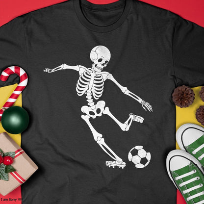 Hallowen Shirts for Family, Funny hallowen shirts, Hallowen Unisex T-Shirt/Hoodie/Sweatshirt HLT00 - Soccer Skeleton Halloween Men Boys Soccer Player Halloween T-Shirt