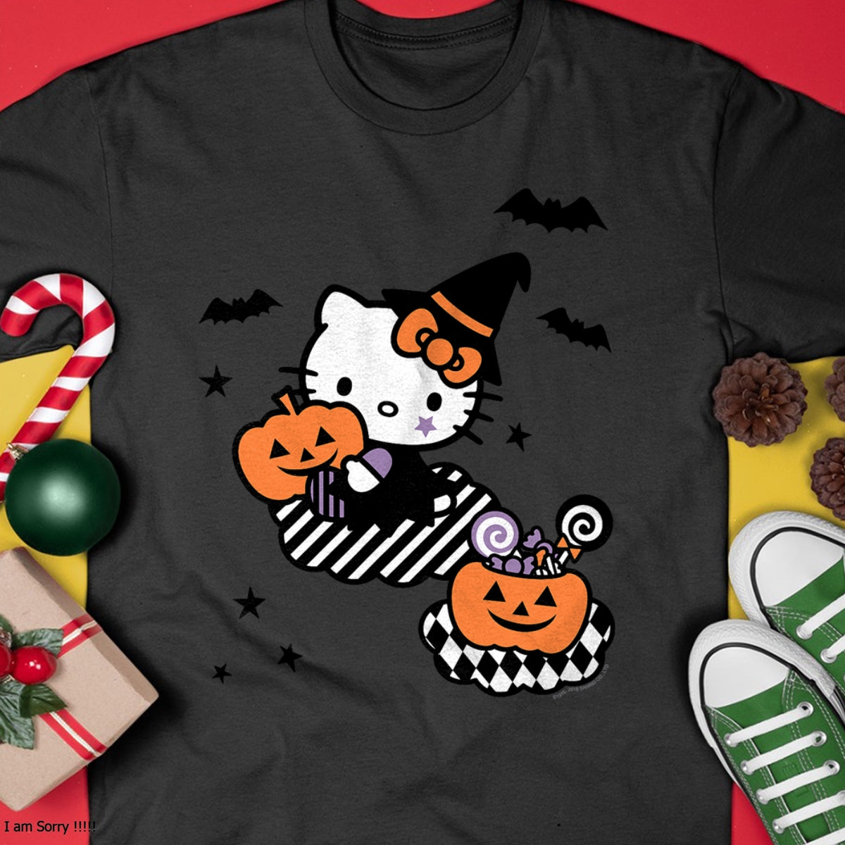 Hallowen Shirts for Family, Funny hallowen shirts, Hallowen Unisex T-Shirt/Hoodie/Sweatshirt HLT00 - Hello Kitty Trick or Treat Halloween Tee Shirt T-Shirt