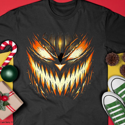 Hallowen Shirts for Family, Funny hallowen shirts, Hallowen Unisex T-Shirt/Hoodie/Sweatshirt HLT00 - Scary Jack O Lantern Face Carved Pumpkin Halloween Costume T-Shirt