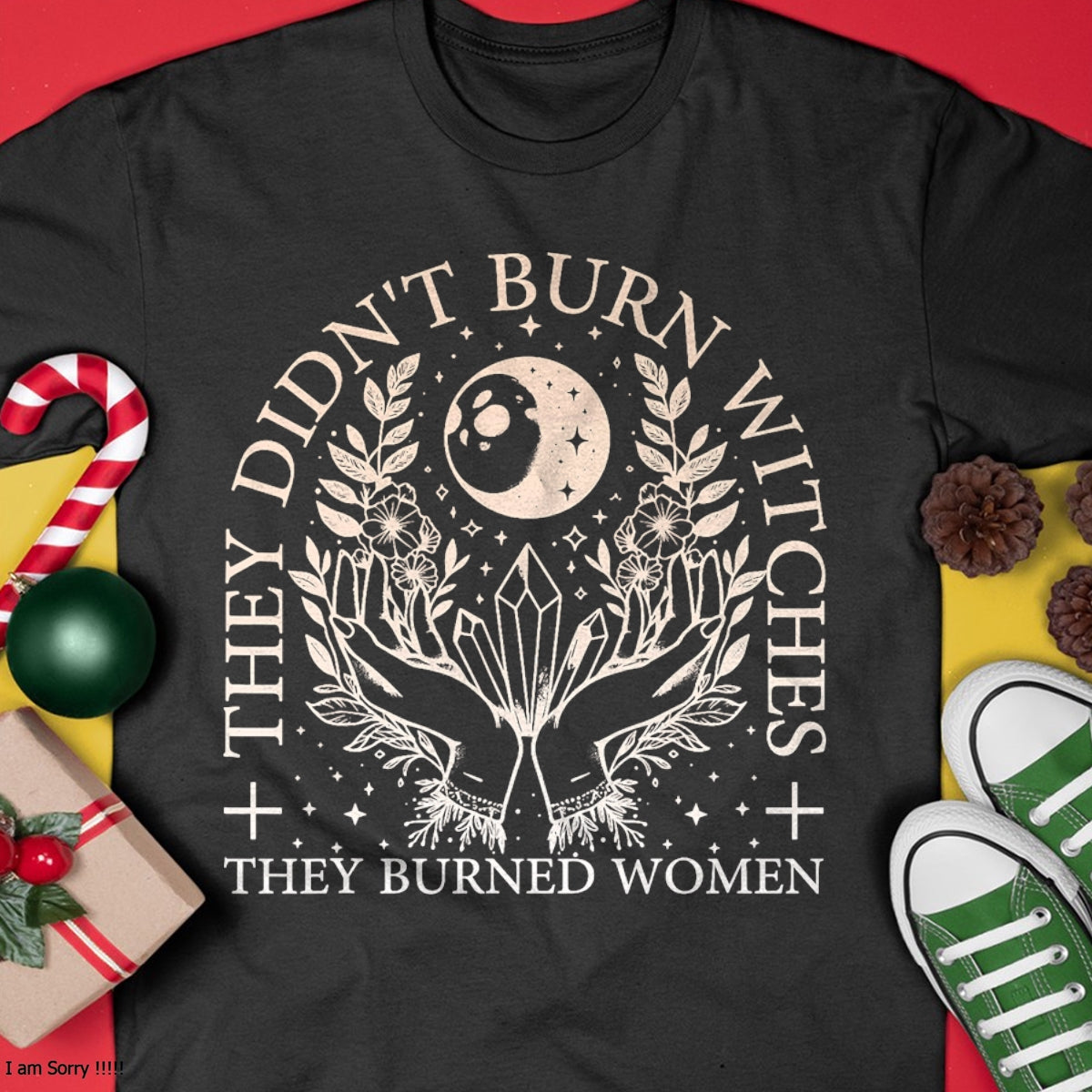 Hallowen Shirts for Family, Funny hallowen shirts, Hallowen Unisex T-Shirt/Hoodie/Sweatshirt HLT00 - Witchy Halloween They Didn't Burn Witches They Burned Women T-Shirt