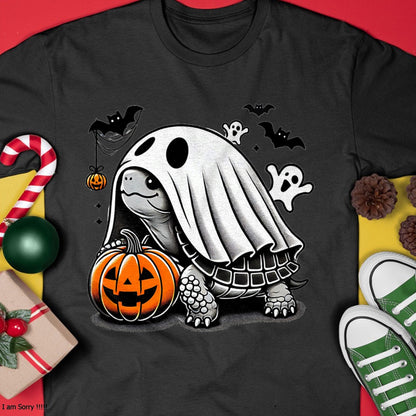 Hallowen Shirts for Family, Funny hallowen shirts, Hallowen Unisex T-Shirt/Hoodie/Sweatshirt HLT00 - Halloween Turtle Ghost Pumpkin Costume Terrapin Tortoise T-Shirt