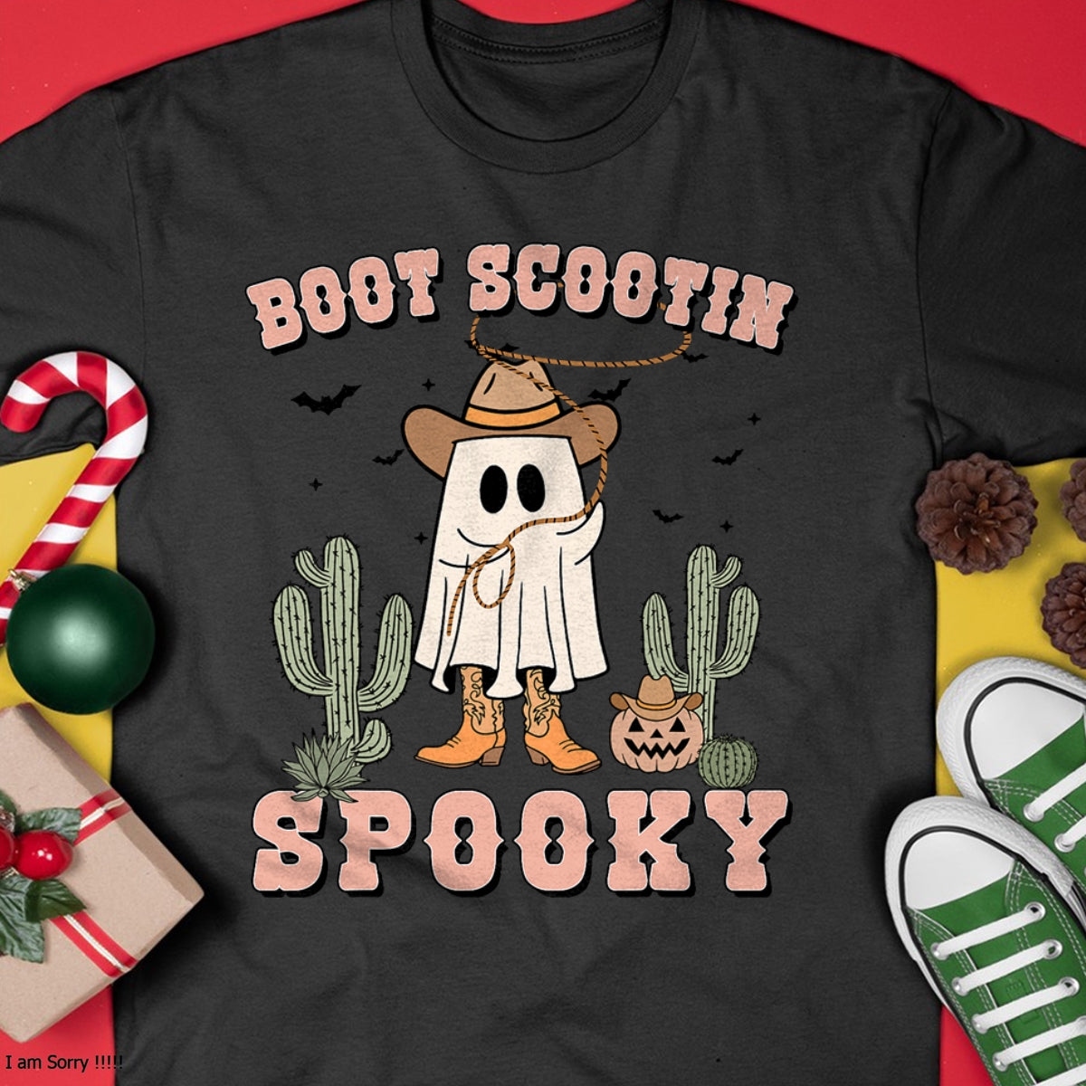 Hallowen Shirts for Family, Funny hallowen shirts, Hallowen Unisex T-Shirt/Hoodie/Sweatshirt HLT00 - Funny Boot Scootin Spooky Cowboy Ghost Men Toddler Halloween T-Shirt