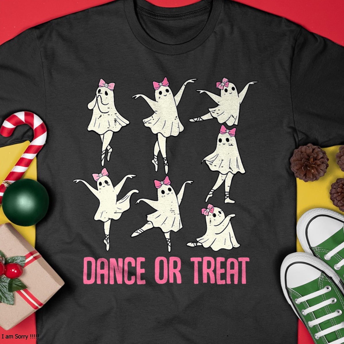 Hallowen Shirts for Family, Funny hallowen shirts, Hallowen Unisex T-Shirt/Hoodie/Sweatshirt HLT00 - Dance Or Treat Shirt Halloween Funny Ghost Ballet Dance T-Shirt