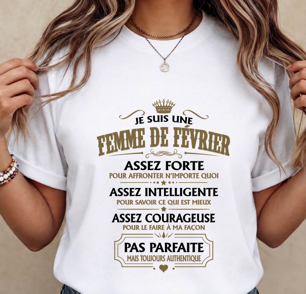 JE SUIS UNE FEMME DE FÉVRIER - fma TLEE02 (SKU2609-38-02)
