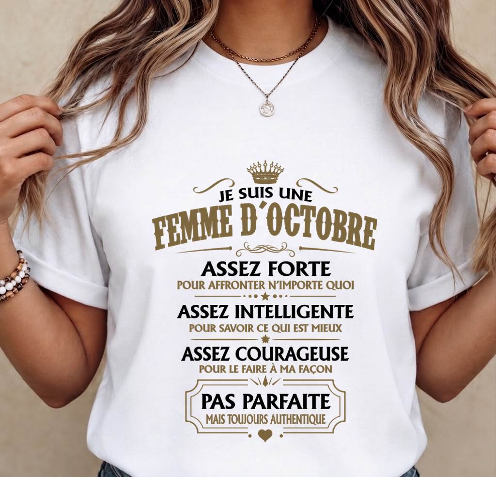 JE SUIS UNE FEMME D’OCTOBRE - fma TLEE10 (SKU2609-38-10)
