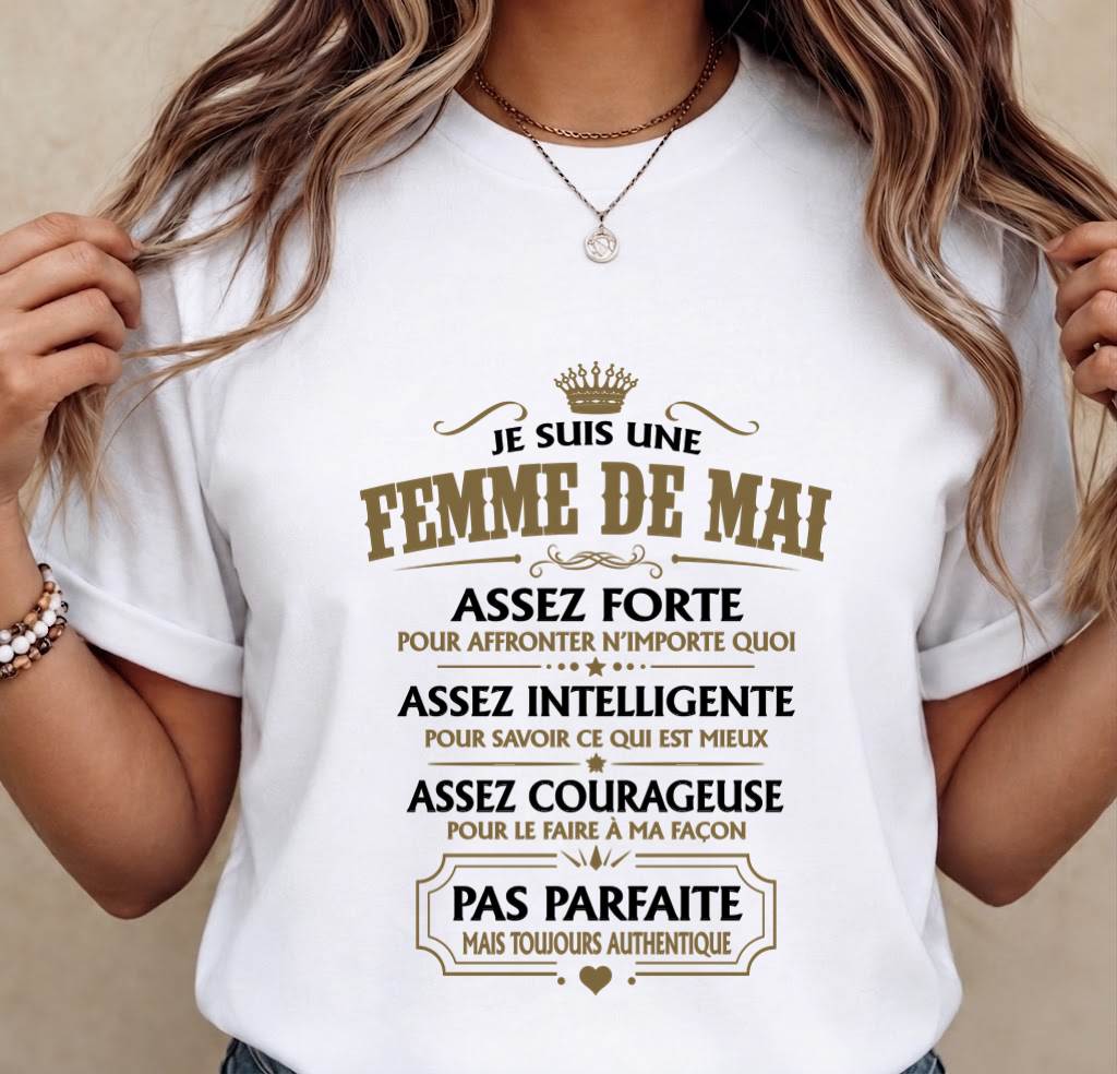 JE SUIS UNE FEMME DE MAI - fma TLEE05 (SKU2609-38-05)