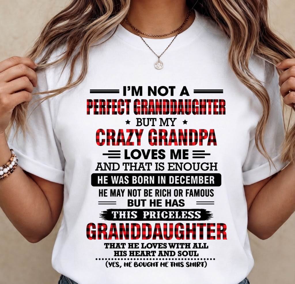 DECEMBER - PRICELESS GRANDDAUGHTER - FROM GRANDPA - TLEE12 (SKU2608-446-12)