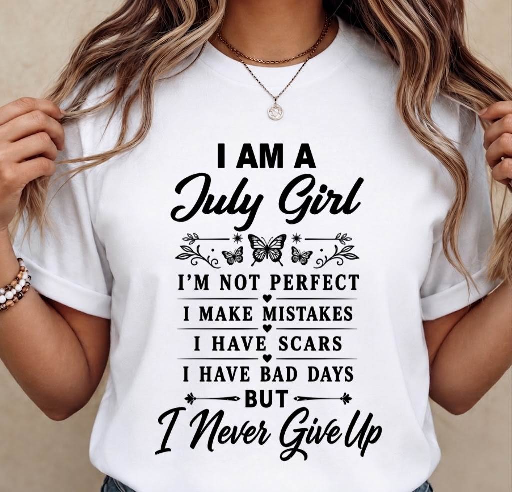 JULY GIRL NEVER GIVE UP - FOR WOMEN - TLEE07 (SKU2606-378-07)