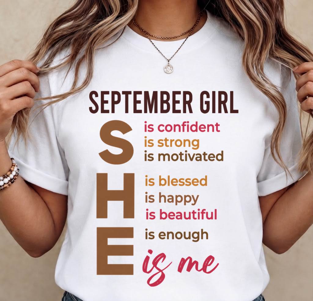 SEPTEMBER GIRL - SHE IS ME - FOR WOMEN - TLEE09 (SKU2607-164-09)