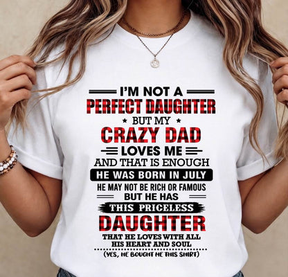 JULY DAD’S LOVE MAKES EVERYTHING ENOUGH - FROM DAD - TLEE07 (SKU2608-572-07)