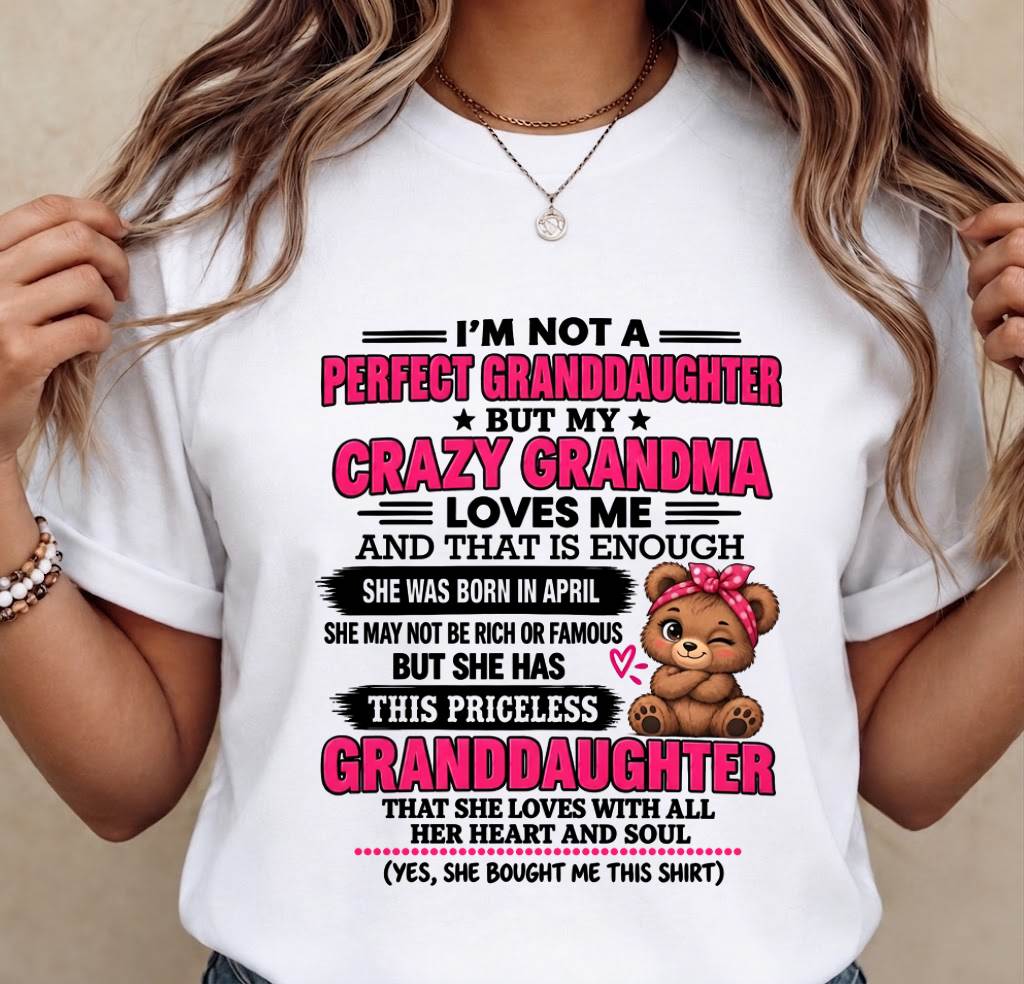 APRIL - GRANDMA & PRICELESS GRANDDAUGHTER - FROM GRANDMA - TLEE04 (SKU2609-124-04)