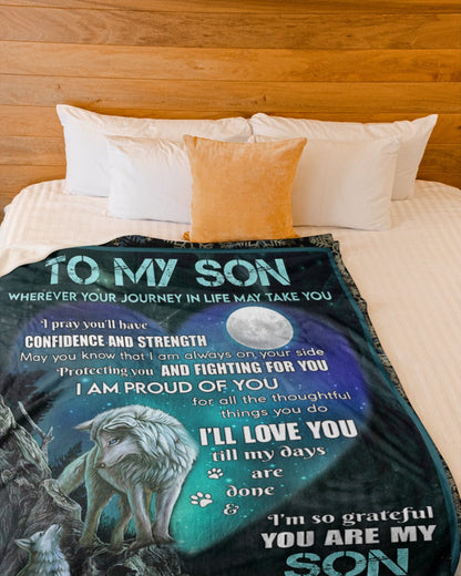 Special Gift For Your Son Blanket - From Mom