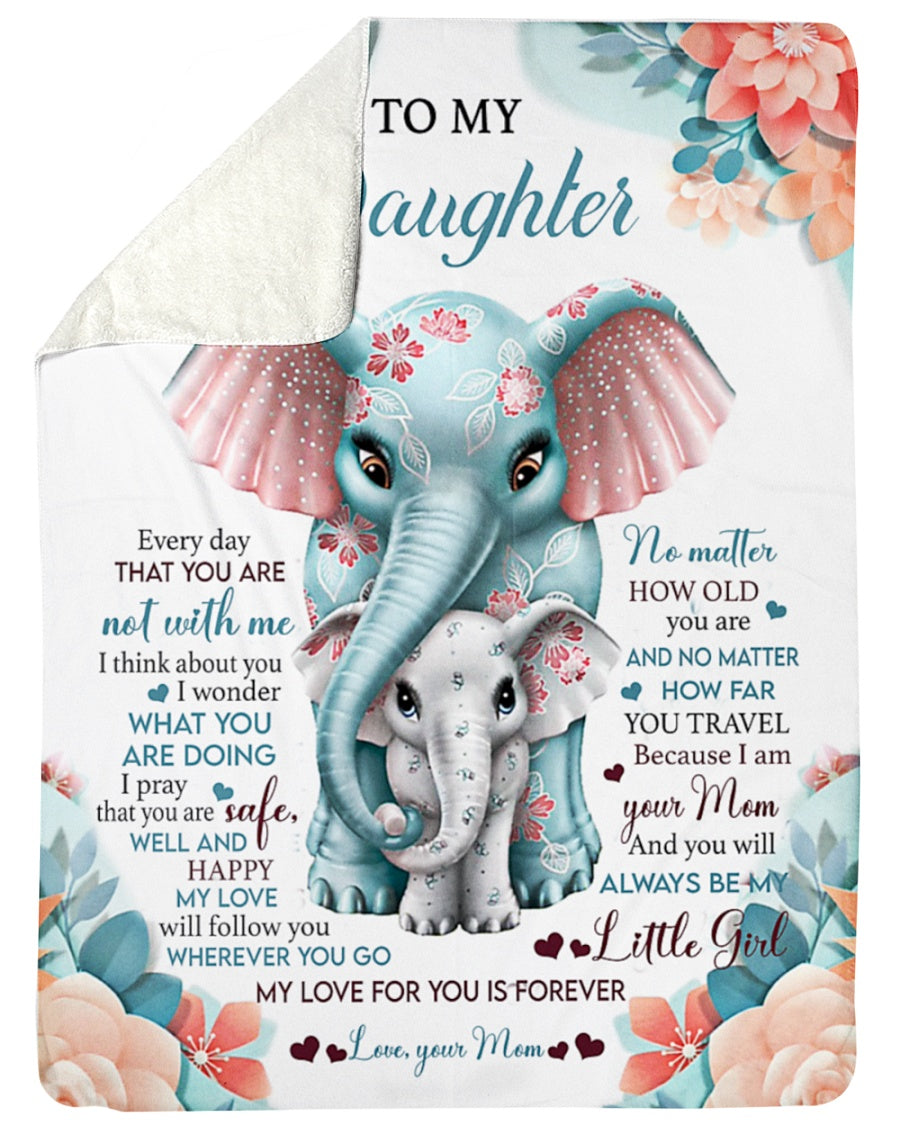 Special Gift For Your Daughter Blanket - From Mom