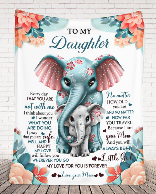 Special Gift For Your Daughter Blanket - From Mom
