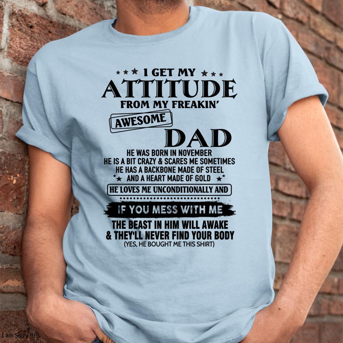 November - Gift For Son and Daughter From Dad - TLEE11 - (SKU-TDADC-11)
