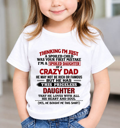 SPOILED DAUGHTER OF A CRAZY DAD - FROM DAD - TLEE00 (SKU2610-884-00)
