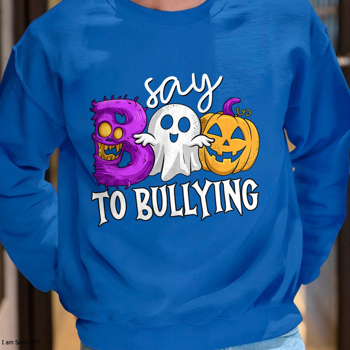 Hallowen Shirts for Family, Funny hallowen shirts, Hallowen Unisex T-Shirt/Hoodie/Sweatshirt HLT00 - Say Boo To Bullying Orange Anti Bullying Unity Day Halloween T-Shirt