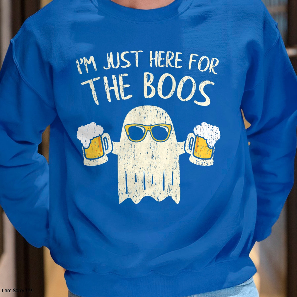 Hallowen Shirts for Family, Funny hallowen shirts, Hallowen Unisex T-Shirt/Hoodie/Sweatshirt HLT00 - Im Just Here for the Boos Funny Gift Halloween Ghost T-Shirt