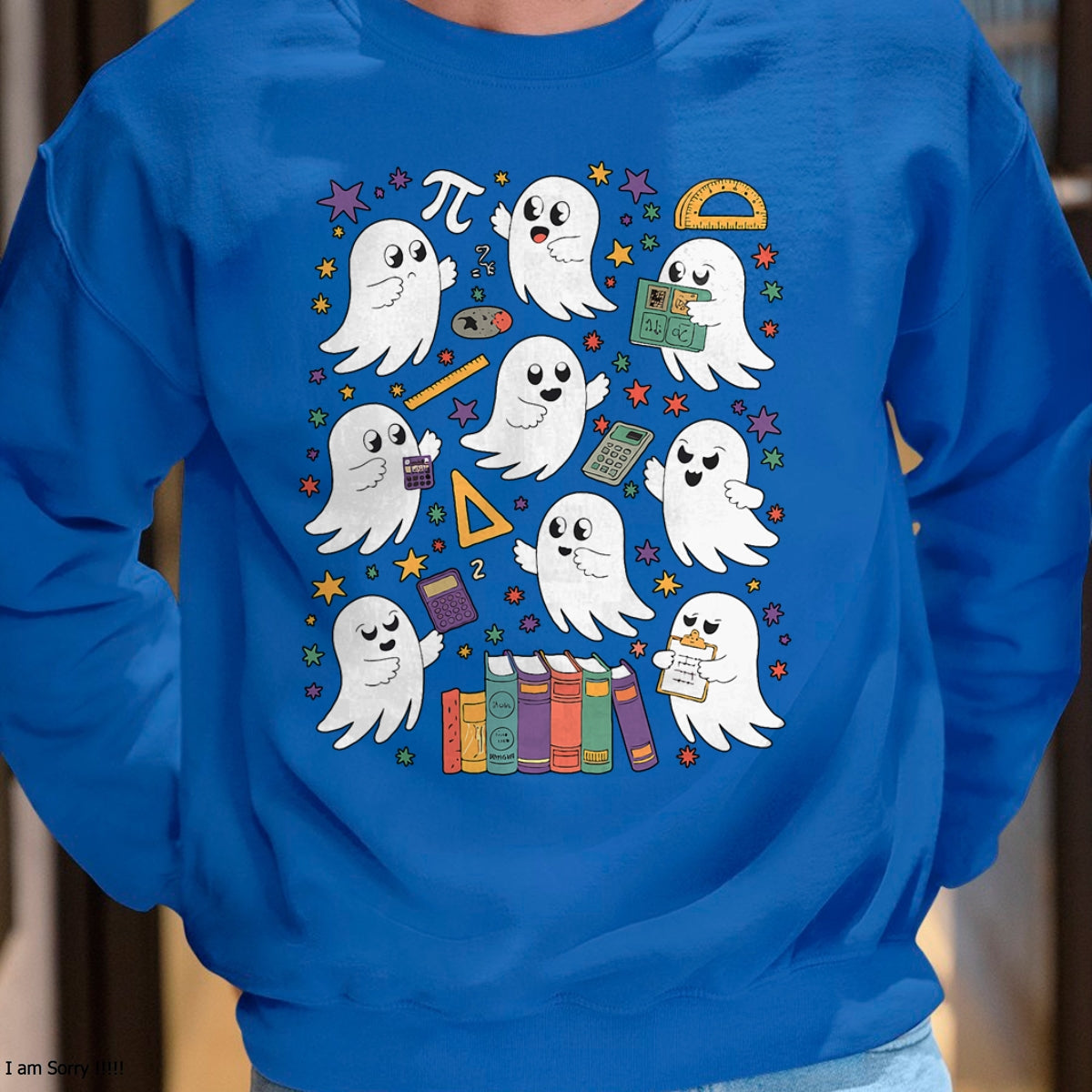 Hallowen Shirts for Family, Funny hallowen shirts, Hallowen Unisex T-Shirt/Hoodie/Sweatshirt HLT00 - Halloween Math Teacher Ghost Math Teacher Spooky Halloween T-Shirt