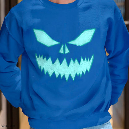Hallowen Shirts for Family, Funny hallowen shirts, Hallowen Unisex T-Shirt/Hoodie/Sweatshirt HLT00 - Scary Spooky Halloween Jack O Lantern Face Pumpkin Mens Boys T-Shirt