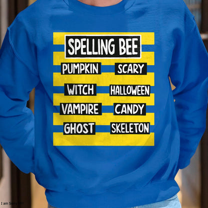 Hallowen Shirts for Family, Funny hallowen shirts, Hallowen Unisex T-Shirt/Hoodie/Sweatshirt HLT00 - Funny Pun Halloween Costume for Teachers spelling bee T-Shirt