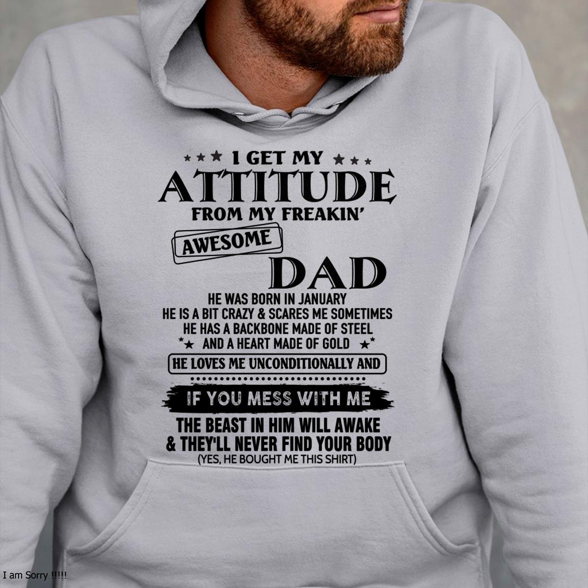 January - Gift For Son and Daughter From Dad - TLEE01 - (SKU-TDADC-01)