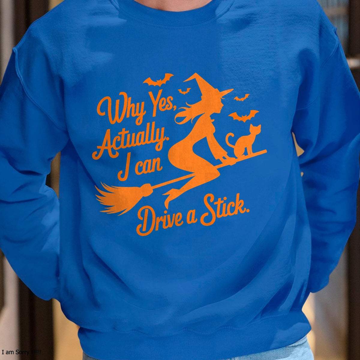 Hallowen Shirts for Family, Funny hallowen shirts, Hallowen Unisex T-Shirt/Hoodie/Sweatshirt HLT00 - Why Yes Actually I Can Drive A Stick Funny Halloween Witch T-Shirt