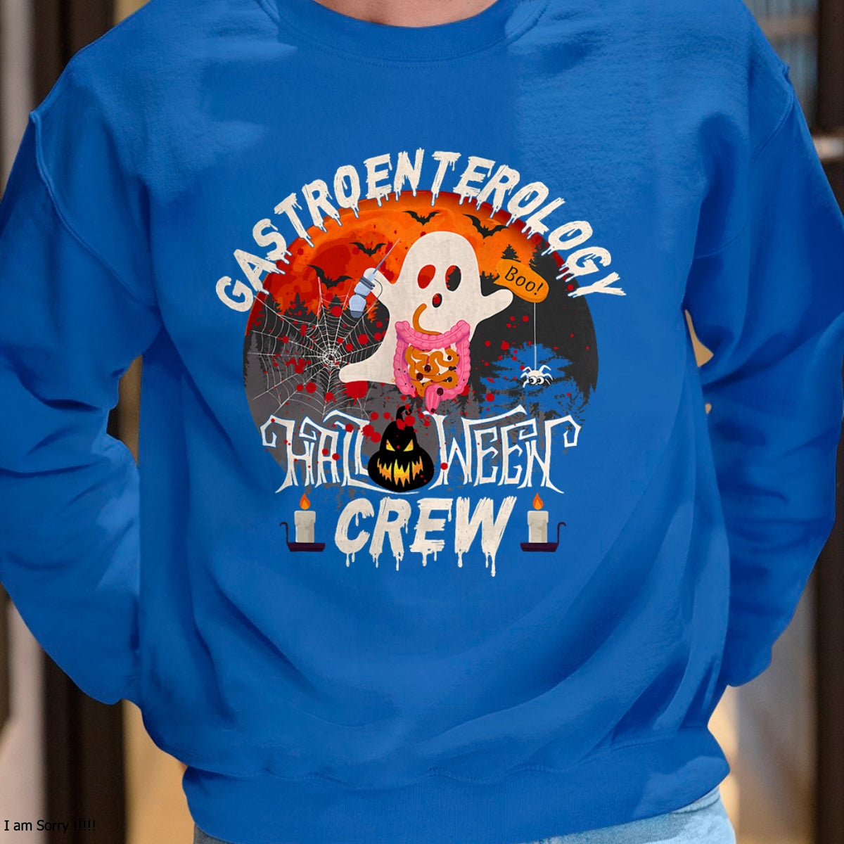 Hallowen Shirts for Family, Funny hallowen shirts, Hallowen Unisex T-Shirt/Hoodie/Sweatshirt HLT00 - Spooky gastroenterology Boo Crew endoscopy tech Halloween T-Shirt