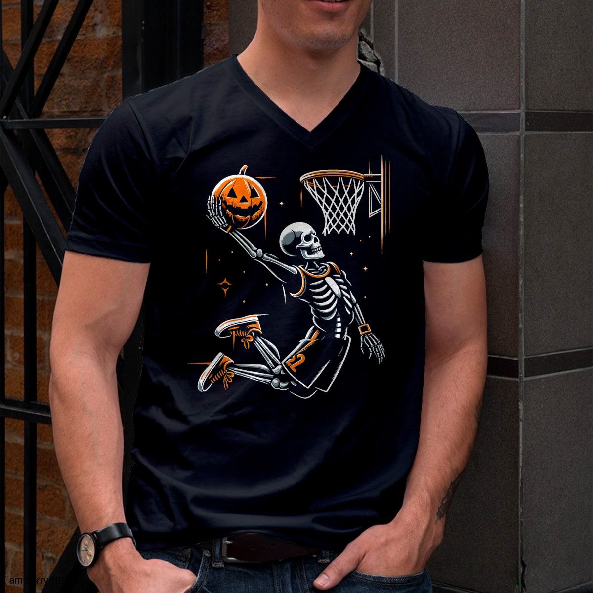 Hallowen Shirts for Family, Funny hallowen shirts, Hallowen Unisex T-Shirt/Hoodie/Sweatshirt HLT00 - Skeleton Basketball Player Men Boys Scary For Halloween T-Shirt