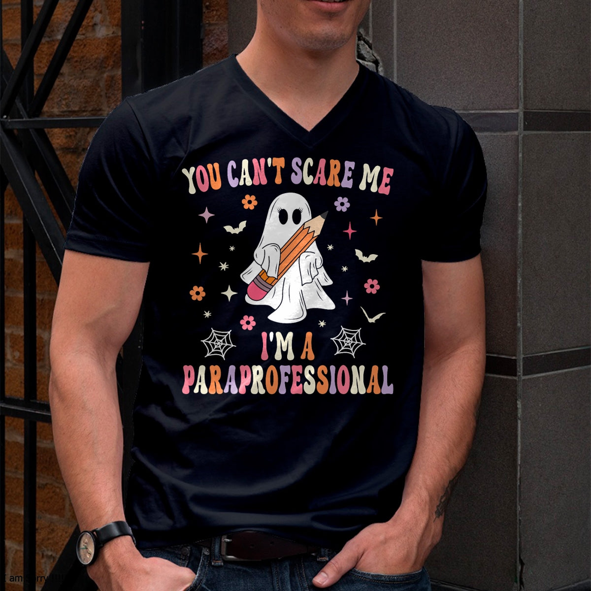 Hallowen Shirts for Family, Funny hallowen shirts, Hallowen Unisex T-Shirt/Hoodie/Sweatshirt HLT00 - You Can't Scare Me I'm A Paraprofessional Parapro Halloween T-Shirt
