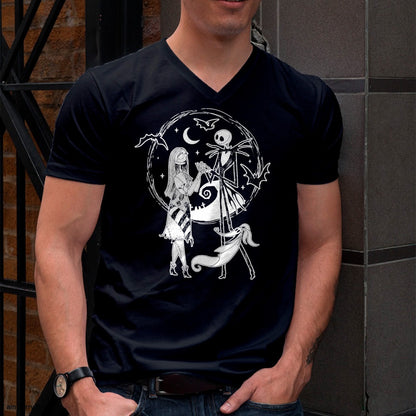 Christmas Shirts for Family, Funny christmas shirts, Christmas Unisex T-Shirt/Hoodie/Sweatshirt HLT00 - Nightmare Before Christmas - Jack Sally Zero T-Shirt