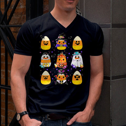 Hallowen Shirts for Family, Funny hallowen shirts, Hallowen Unisex T-Shirt/Hoodie/Sweatshirt HLT00 - Candy Corn Halloween Costume Characters Candy Corn Crew T-Shirt