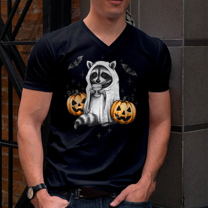 Hallowen Shirts for Family, Funny hallowen shirts, Hallowen Unisex T-Shirt/Hoodie/Sweatshirt HLT00 - Cute Ghost Raccoon Pumpkin Halloween Raccoon T-Shirt