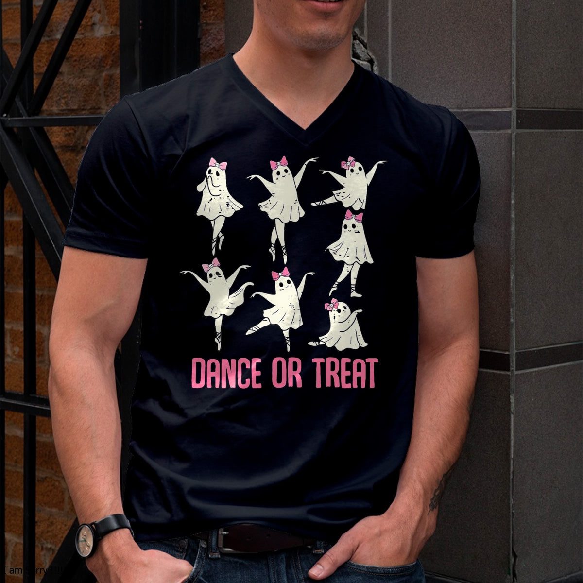 Hallowen Shirts for Family, Funny hallowen shirts, Hallowen Unisex T-Shirt/Hoodie/Sweatshirt HLT00 - Dance Or Treat Shirt Halloween Funny Ghost Ballet Dance T-Shirt