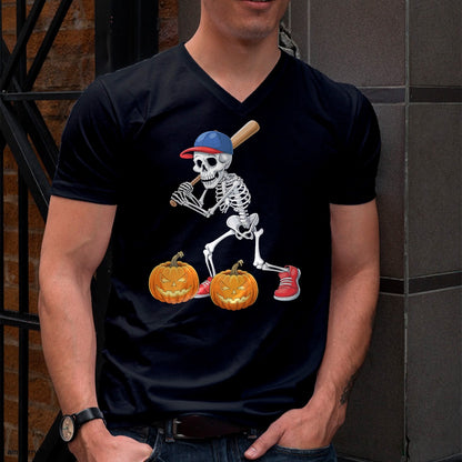 Hallowen Shirts for Family, Funny hallowen shirts, Hallowen Unisex T-Shirt/Hoodie/Sweatshirt HLT00 - Baseball Skeleton Halloween Funny Baseball Halloween Boys T-Shirt