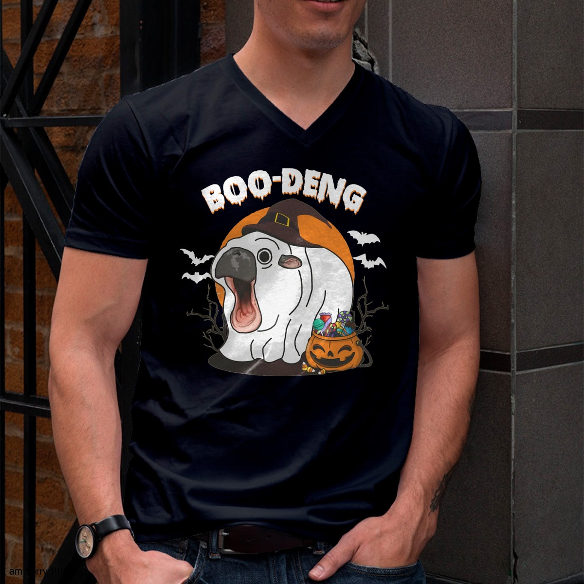 Hallowen Shirts for Family, Funny hallowen shirts, Hallowen Unisex T-Shirt/Hoodie/Sweatshirt HLT00 - Boo Deng Funny Moo Deng Halloween T-Shirt