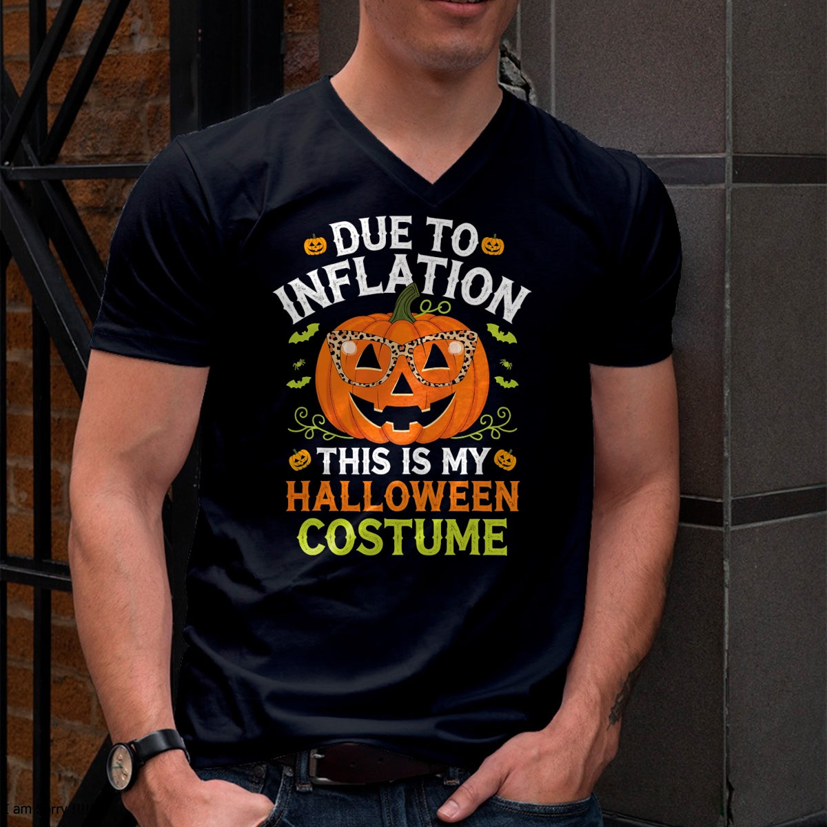 Hallowen Shirts for Family, Funny hallowen shirts, Hallowen Unisex T-Shirt/Hoodie/Sweatshirt HLT00 - Halloween Costumes Woman 2024 Funny Due to Inflation T-Shirt (1)