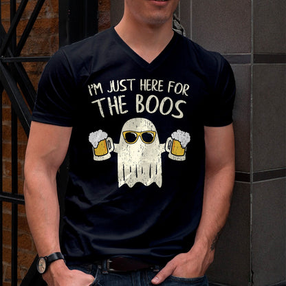 Hallowen Shirts for Family, Funny hallowen shirts, Hallowen Unisex T-Shirt/Hoodie/Sweatshirt HLT00 - Im Just Here for the Boos Funny Gift Halloween Ghost T-Shirt