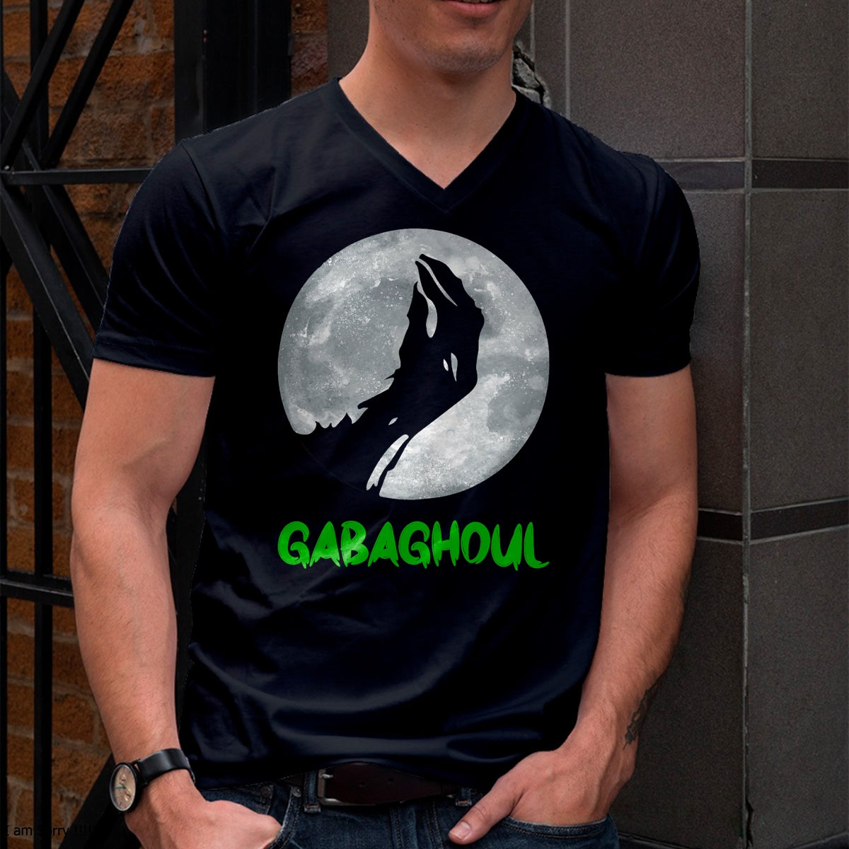 Hallowen Shirts for Family, Funny hallowen shirts, Hallowen Unisex T-Shirt/Hoodie/Sweatshirt HLT00 - Gabaghoul Funny Hand Moon Halloween T-Shirt