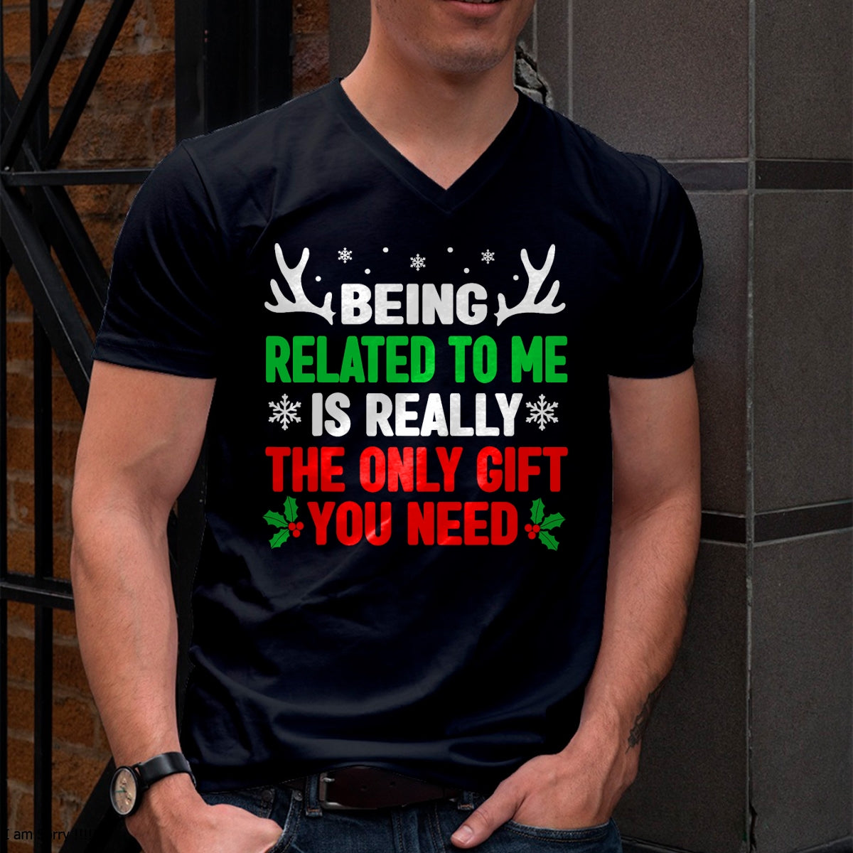 Christmas Shirts for Family, Funny christmas shirts, Christmas Unisex T-Shirt/Hoodie/Sweatshirt HLT00 - Being Related To Me Funny Christmas Shirts Women Men Family T-Shirt