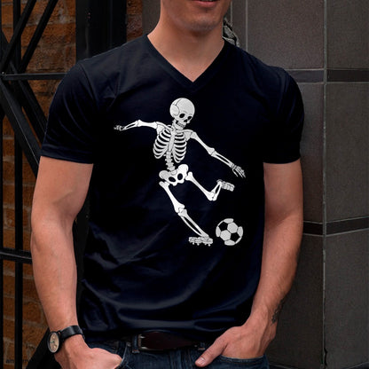 Hallowen Shirts for Family, Funny hallowen shirts, Hallowen Unisex T-Shirt/Hoodie/Sweatshirt HLT00 - Soccer Skeleton Halloween Men Boys Soccer Player Halloween T-Shirt