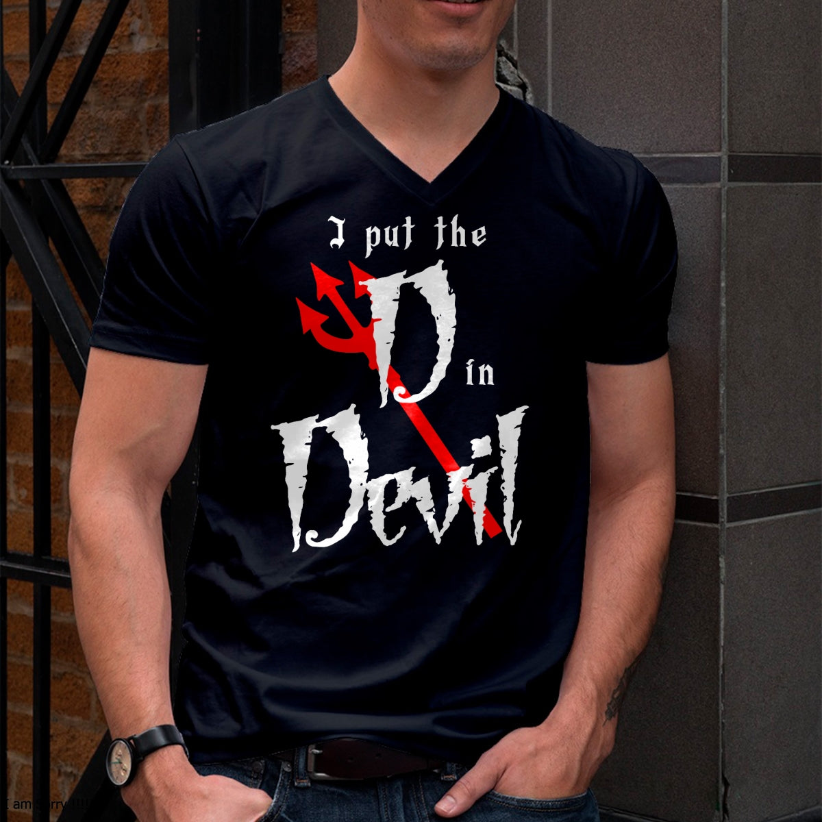 Hallowen Shirts for Family, Funny hallowen shirts, Hallowen Unisex T-Shirt/Hoodie/Sweatshirt HLT00 - I put D in Devil Halloween Matching Couple Boyfriend T-Shirt