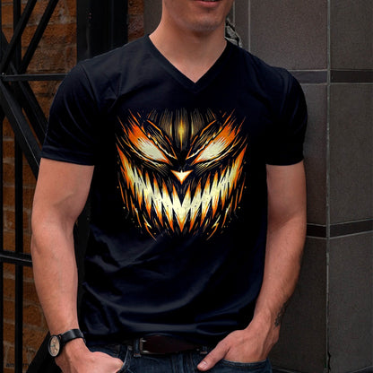 Hallowen Shirts for Family, Funny hallowen shirts, Hallowen Unisex T-Shirt/Hoodie/Sweatshirt HLT00 - Scary Jack O Lantern Face Carved Pumpkin Halloween Costume T-Shirt
