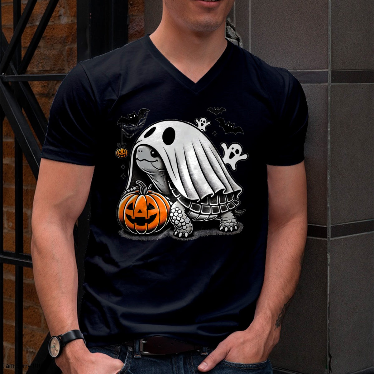 Hallowen Shirts for Family, Funny hallowen shirts, Hallowen Unisex T-Shirt/Hoodie/Sweatshirt HLT00 - Halloween Turtle Ghost Pumpkin Costume Terrapin Tortoise T-Shirt