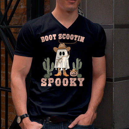 Hallowen Shirts for Family, Funny hallowen shirts, Hallowen Unisex T-Shirt/Hoodie/Sweatshirt HLT00 - Funny Boot Scootin Spooky Cowboy Ghost Men Toddler Halloween T-Shirt
