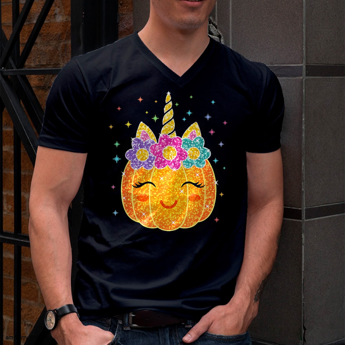Hallowen Shirts for Family, Funny hallowen shirts, Hallowen Unisex T-Shirt/Hoodie/Sweatshirt HLT00 - Cute Unicorn Pumpkin Halloween Costume for Girl Kids Toddler T-Shirt