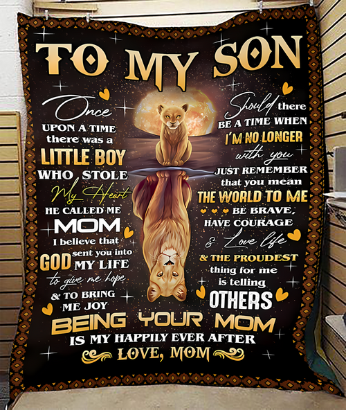 Special Gift For Your Son Blanket - From Mom02 (SKU2609-49)
